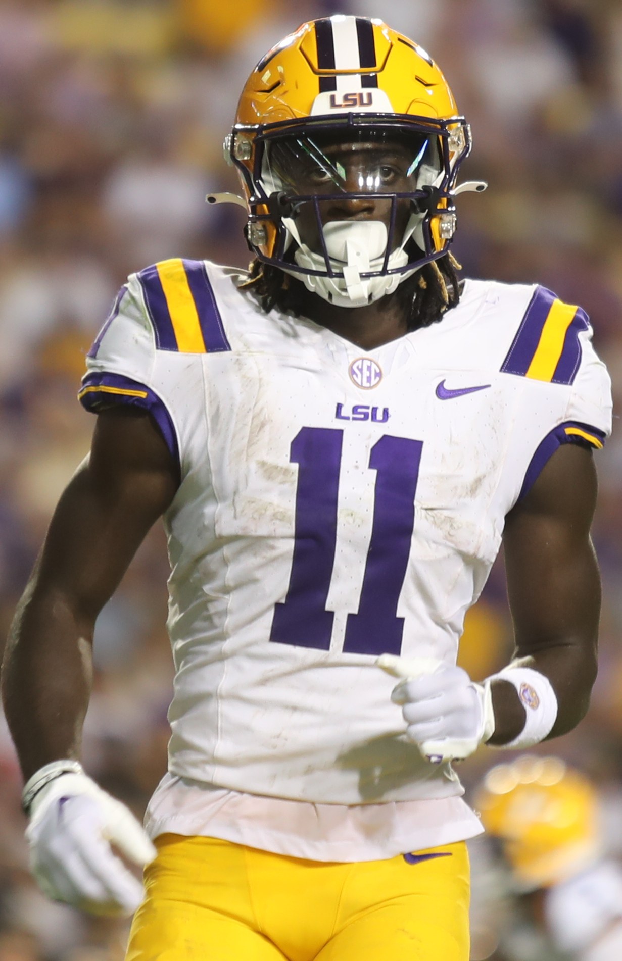 Brian Thomas Jr. during his LSU career.